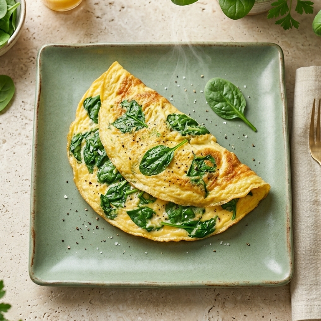 Spinach Omelette